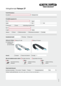 Anfrageformular FLATVEYOR ZP