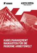 Broschüre Kabelmanagement Baukasten für die moderne Arbeitswelt